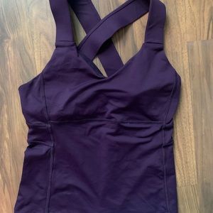 Lulu purple tank